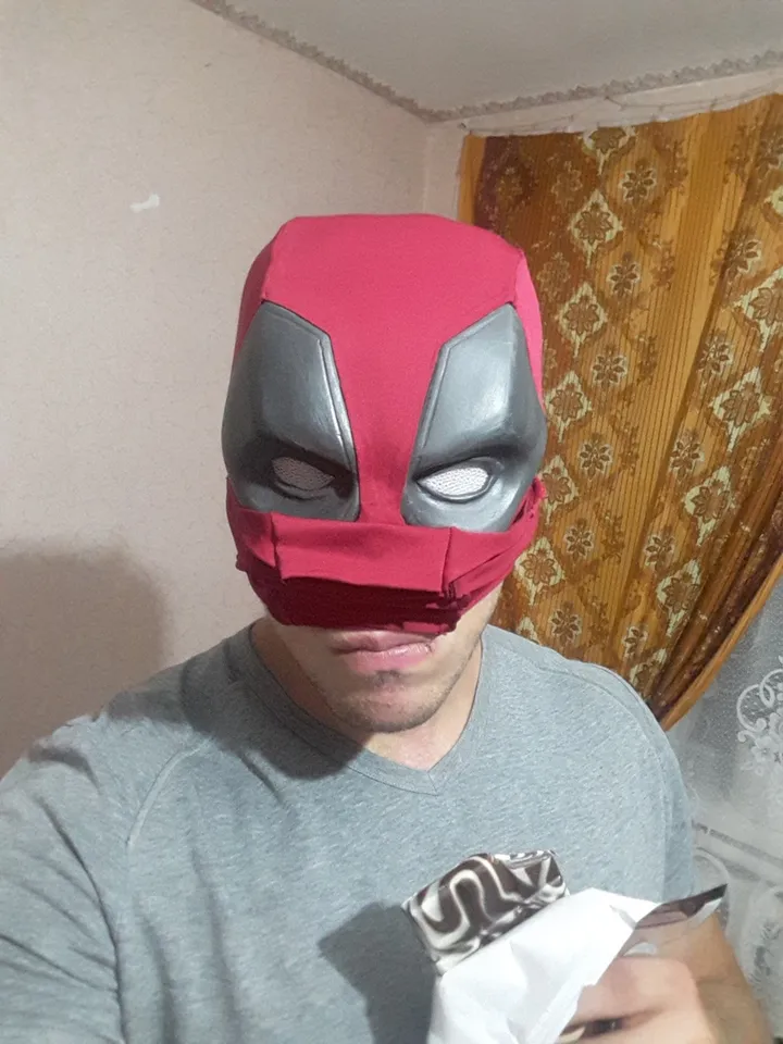 Deadpool Half shell mask cosplay marvel (movie version)