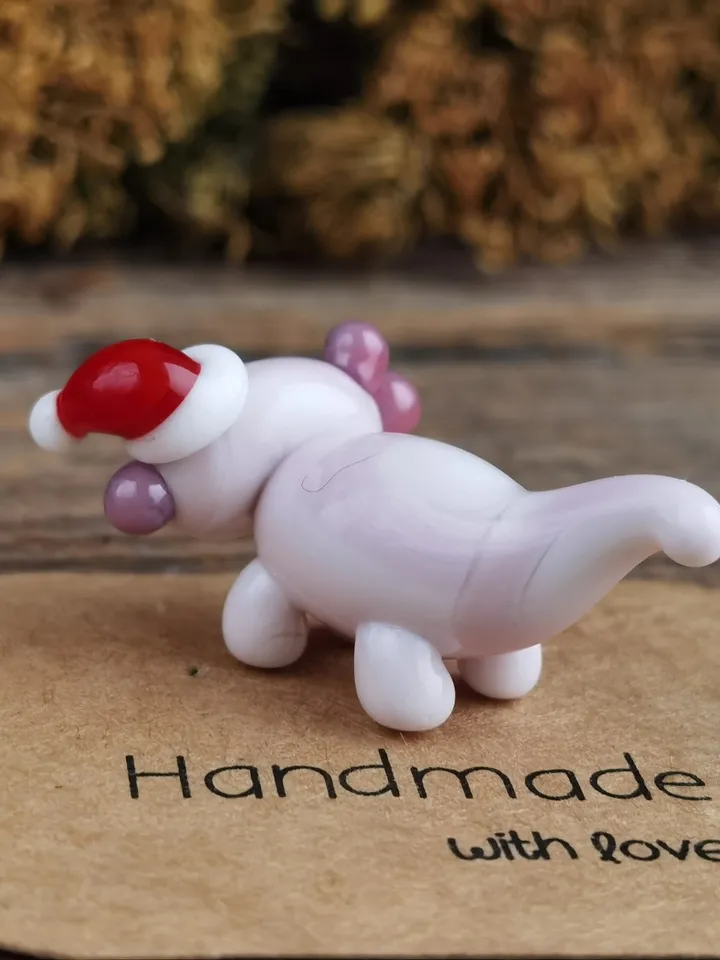 Glass axolotl figurine Tiny axolotl gifts miniature axolotl decor Blown glass art axolotl ornaments Axolotl Aquarium decor Tank Fish