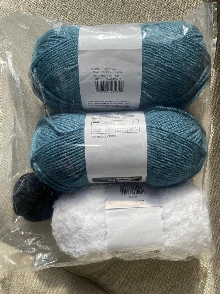 KNIT KIT - Fuzzy Sheep Baby Blanket, DIY Knit Baby Blanket, Baby Gift, 2 Sizes