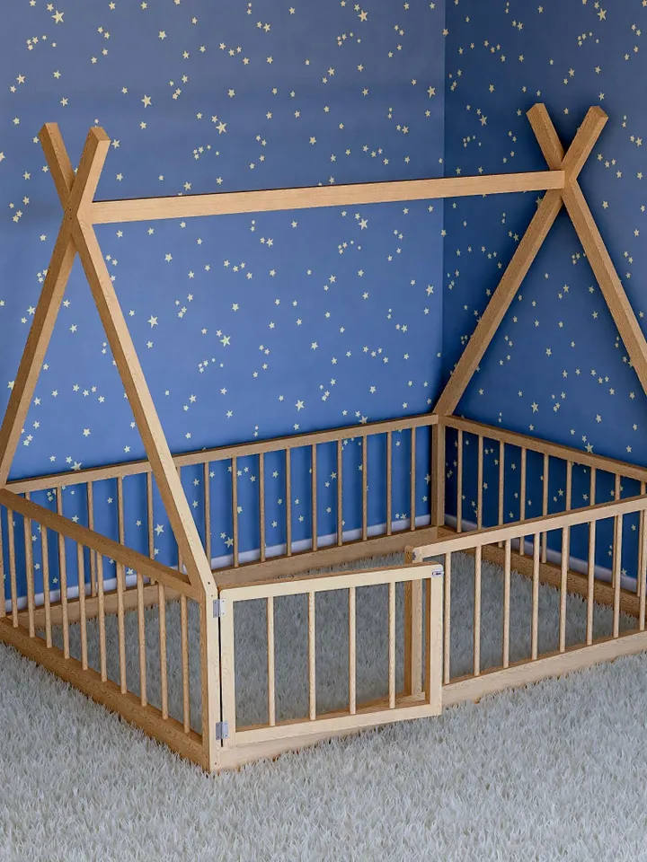 Montessori Floor Bed Plan, Queen Size, PDF, DIY