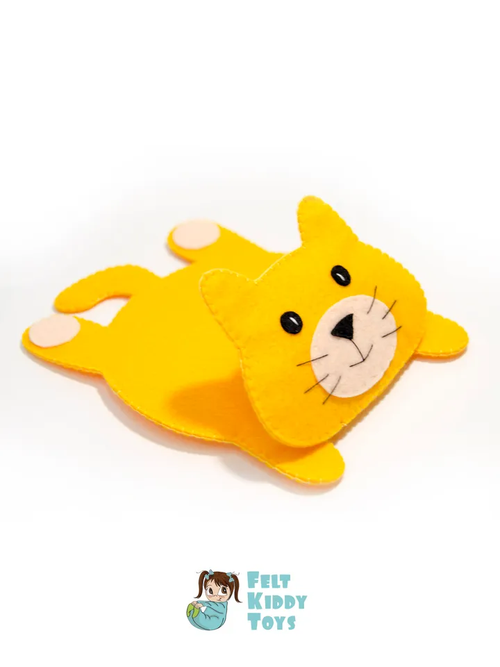 Cat mug rug (coaster), PDF Pattern and Tutorial