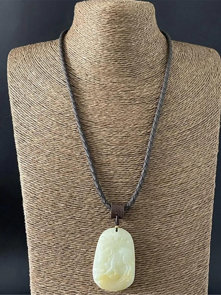 Gandhanra Handmade Leather Cord for Amulet Pendant,Necklace,can be adjustable