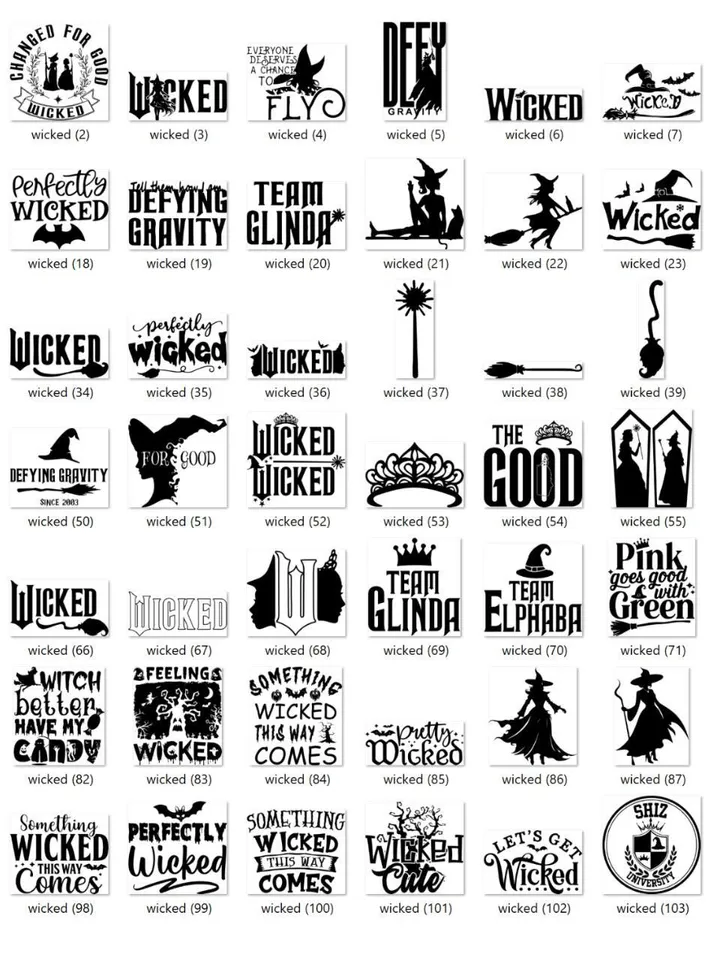 Wicked Movie Svg, Wicked Vintage Emblem Svg, I Have Been Wicked Change For Good Svg, Wicked Png, Wicked Clipart, Instant Download.
