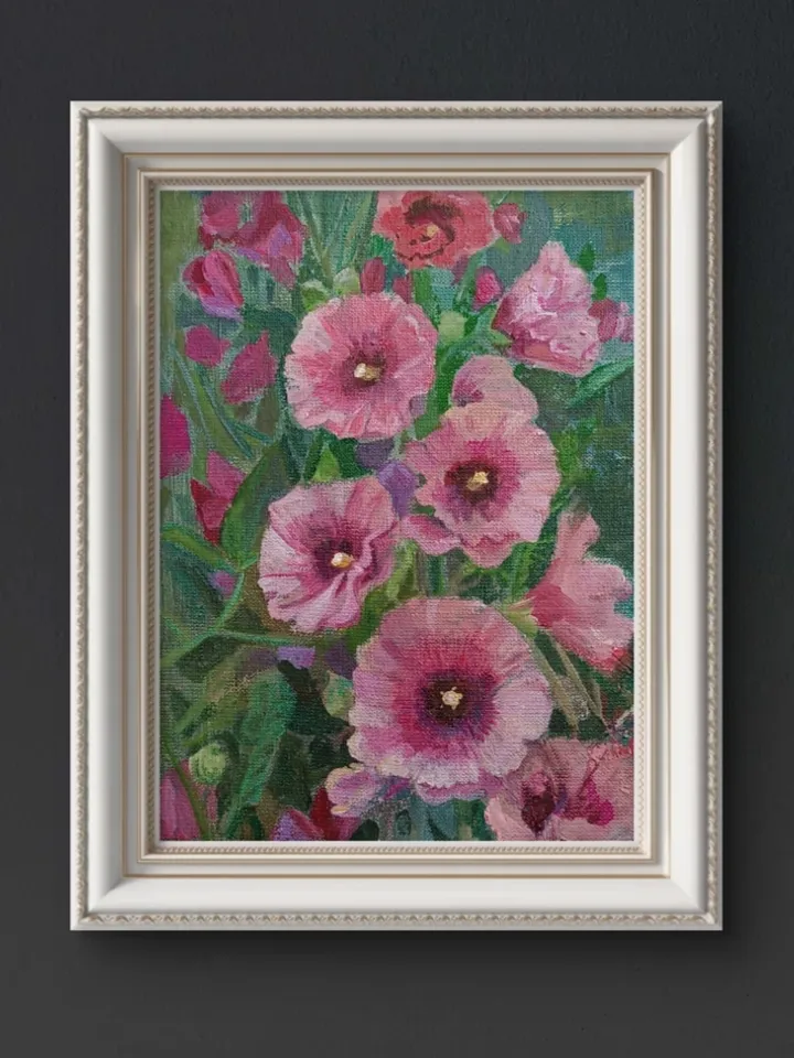 Mallow flowers.