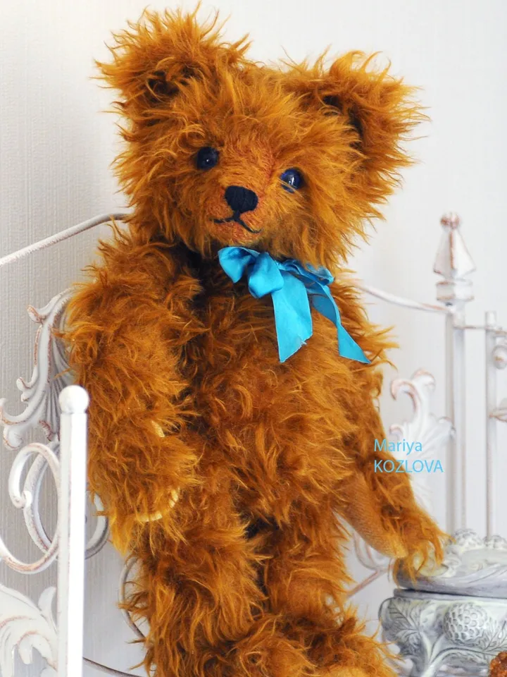 PDF Make Your Teddy Friend Cute Bear E-Pattern Artist design Sewing pattern for a 17 3/4 inches tall (45 cm) teddy bear