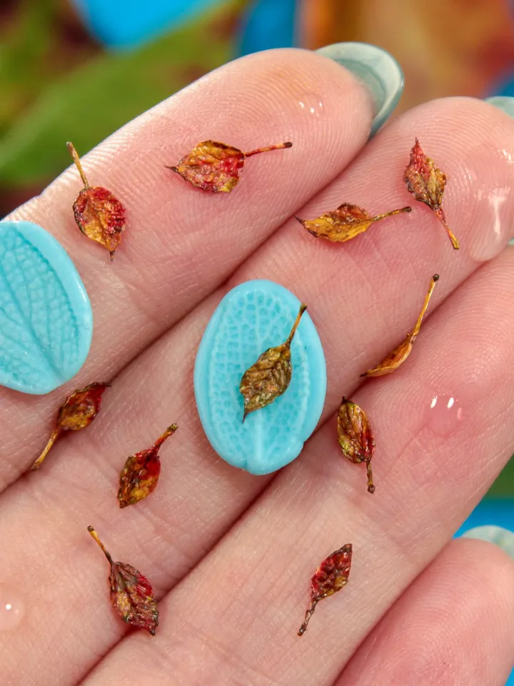 TUTORIAL Miniature fall leaves and mold