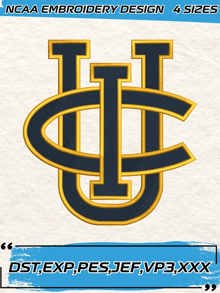 California-Irvine Anteaters Logos Embroidery Designs,NCAA Logo Embroidery Design,Machine Embroidery Design File,4 Sizes, Digital Download