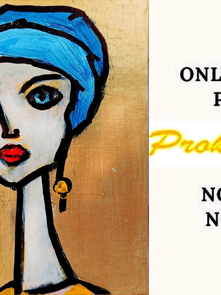 Woman Face Artwork Abstract Portrait Original Art Diverse Woman Portrait Framed Oil Painting Woman Portrait Fine Art Gift by ArtProkopaloSv