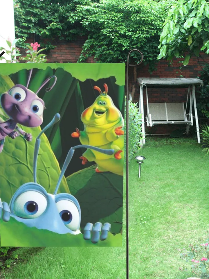 Bug's Life Garden Flag (Two Sides Printing, without Flagpole)