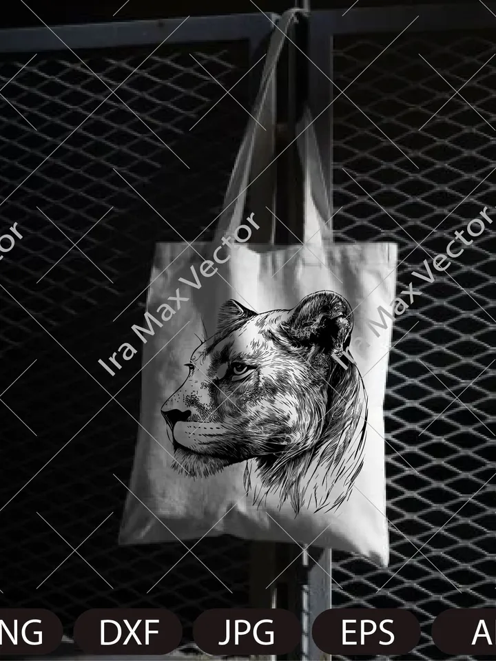 Lioness svg, Lioness head SVG, Lion face Svg, Wild cat Svg, Lion silhouette, Lioness portrait Svg, wild Lioness