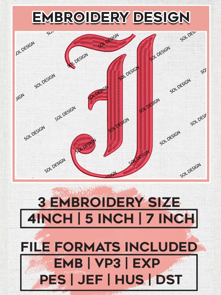 Jacksonville State Gamecocks Team Logo Embroidery Design Files, NCAA Jacksonville State Gamecocks Machine Embroidery, NCAA Teams, Game Day, 3 sizes, NCAA Machine embroidery designs, Digital Download