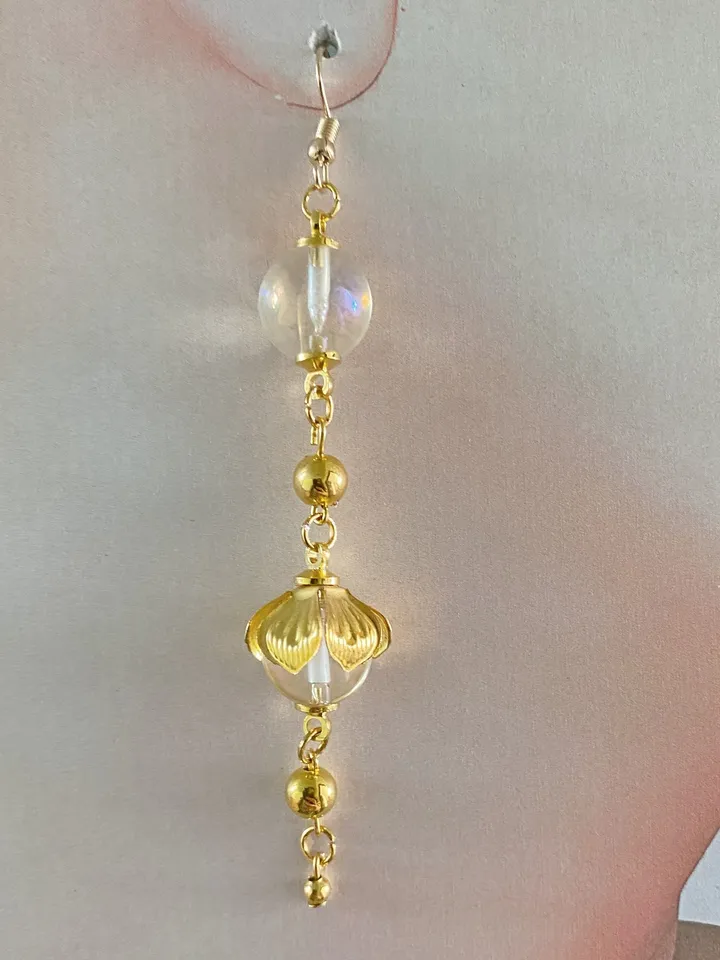 Vintage earrings. handmade.