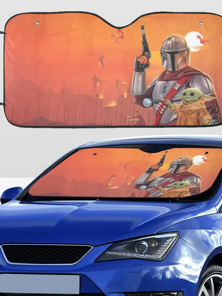 Mandalorian Car SunShade