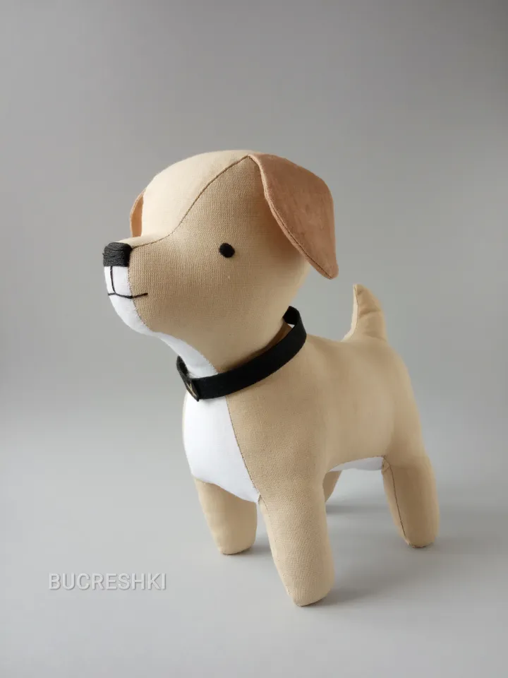 Stuffed Puppy Sewing Pattern PDF