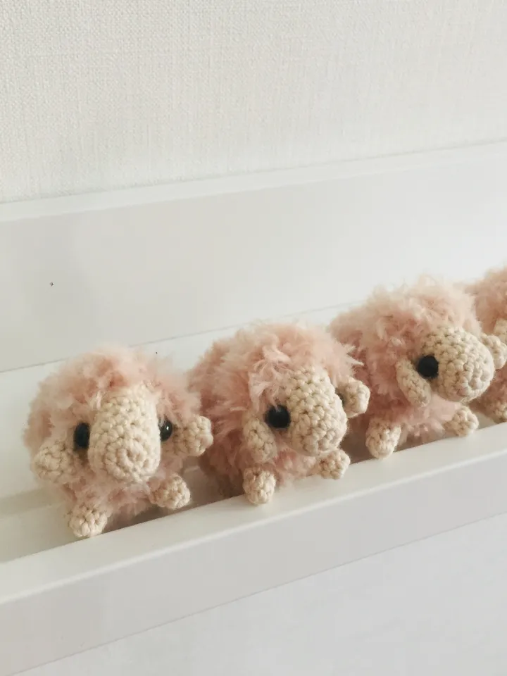 Crochet pattern Sheep 4cm/1.5inch