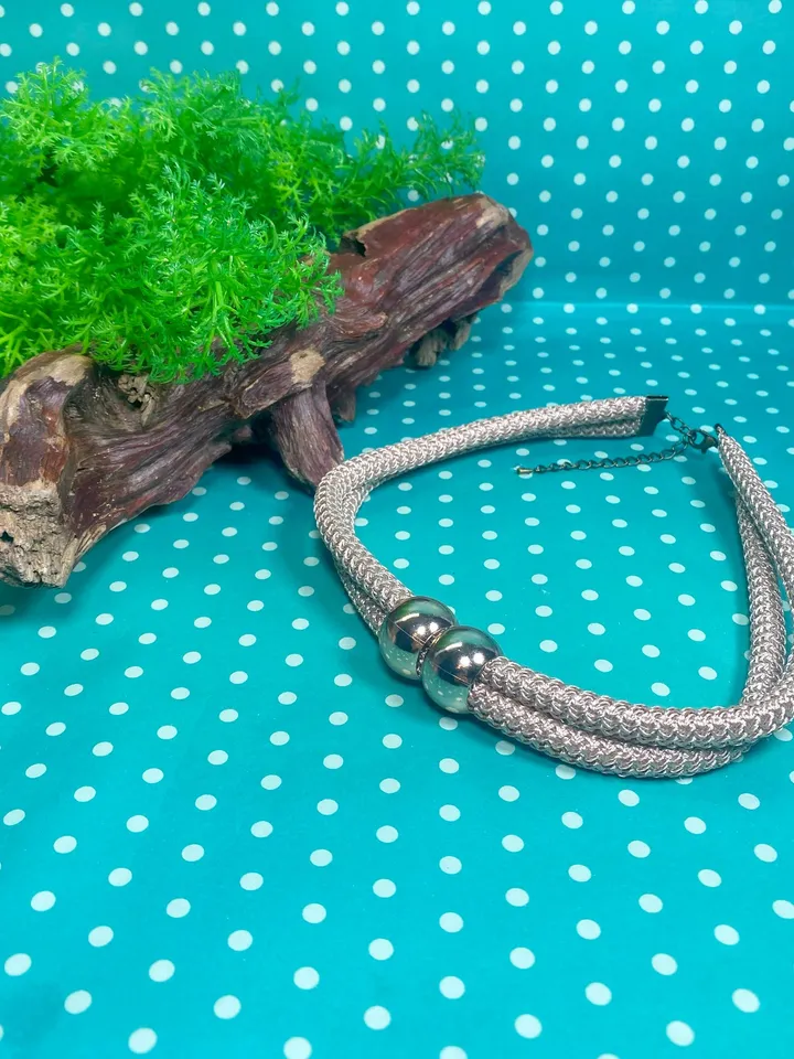 Neck choker. Handmade jewelry. Necklace.