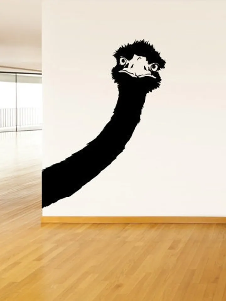 Ostrich Wall Decal Animal Sticker z515