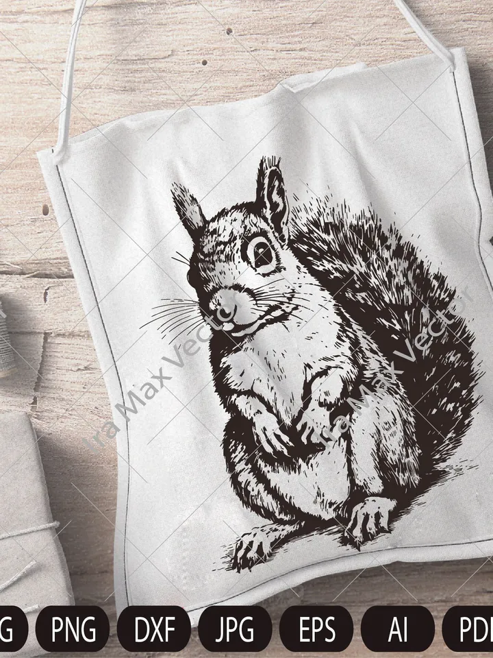 Squirrel SVG, Squirrel shirt, Squirrel png,Squirrel vector, Squirrel cricut,Squirrel poster, Squirrel download