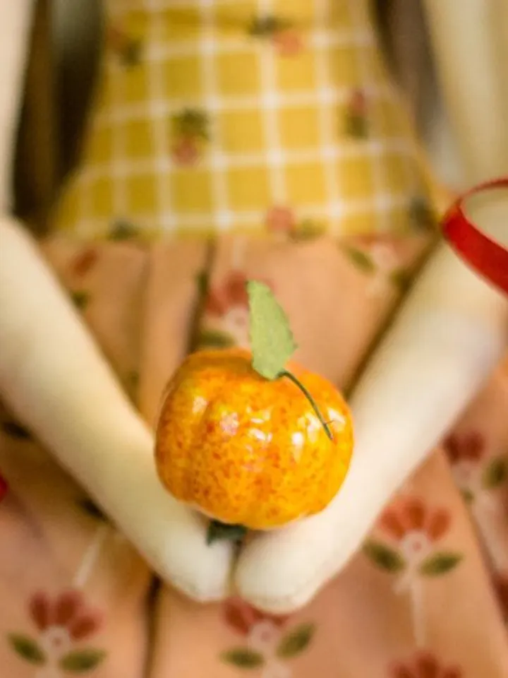 Tilda Doll with Pumpkin, Country Style Doll