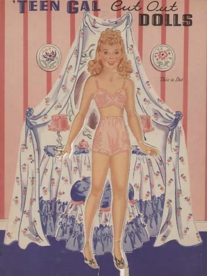 Paper Doll Teen Girl Digital Download PDF