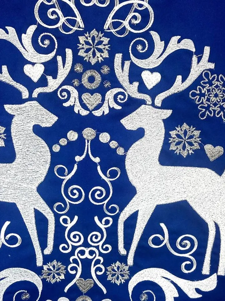 New Year set of panels and napkins Embroidery Design