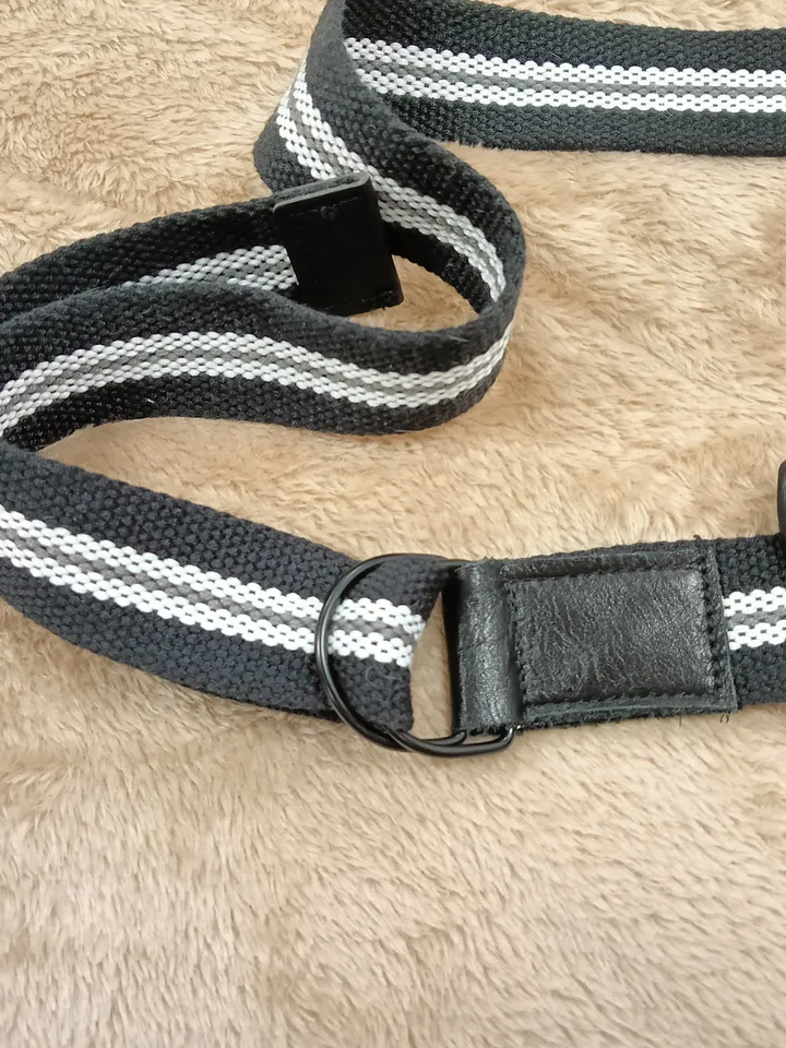 Handmade sling bag made of corduroy and genuine leather, belt bag for small items ,.