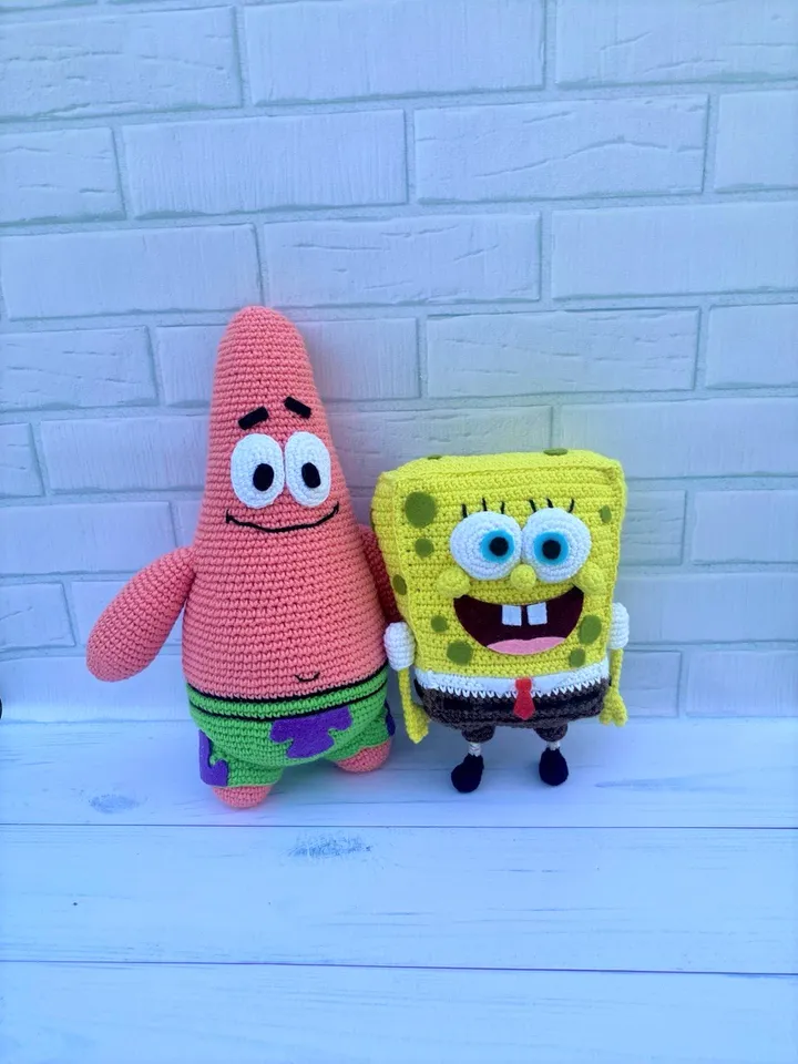 SpongeBob SquarePants PDF crochet pattern amigurumi
