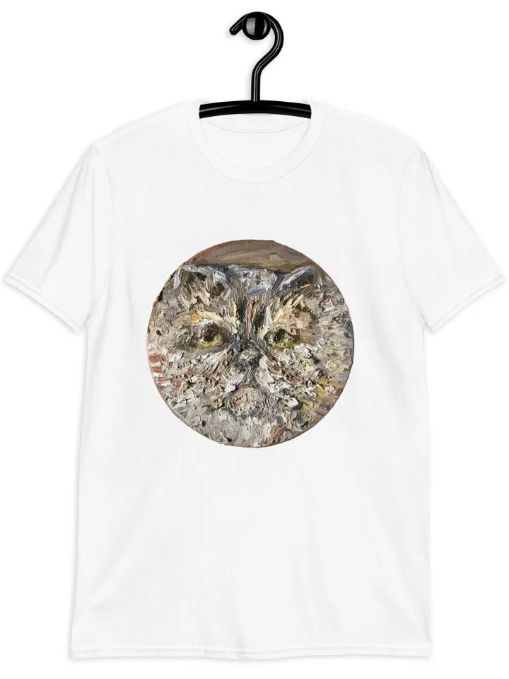 Persian Cat Short-Sleeve Unisex T-Shirt made with my original oil painting design,cat t shirts,cat lovers gifts.