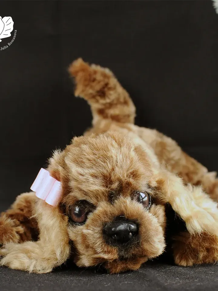 realistic toy puppy