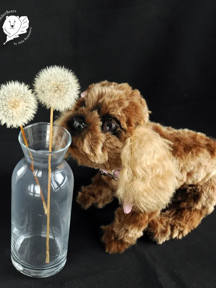 realistic toy puppy