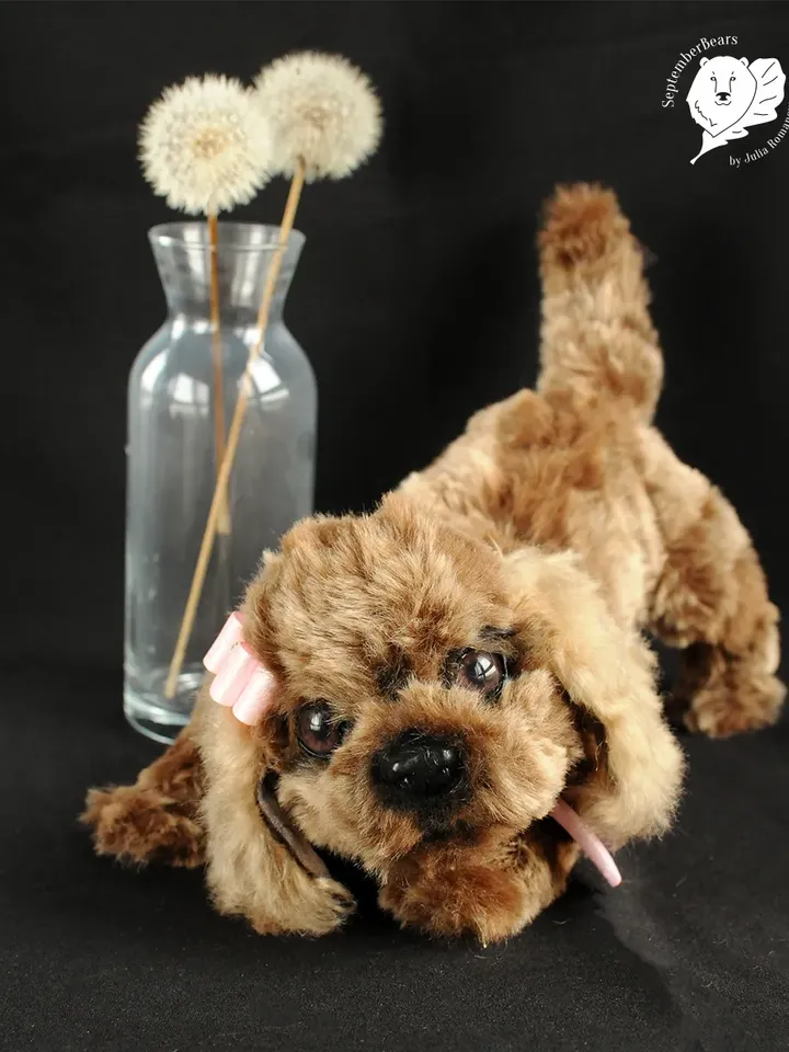 realistic toy puppy