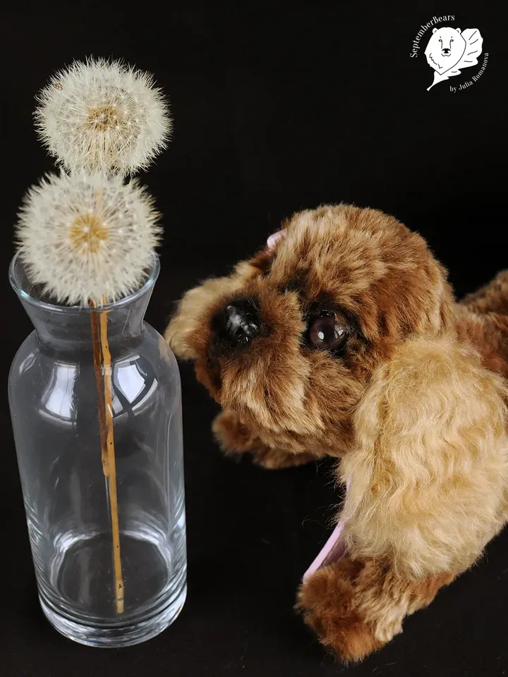 realistic toy puppy