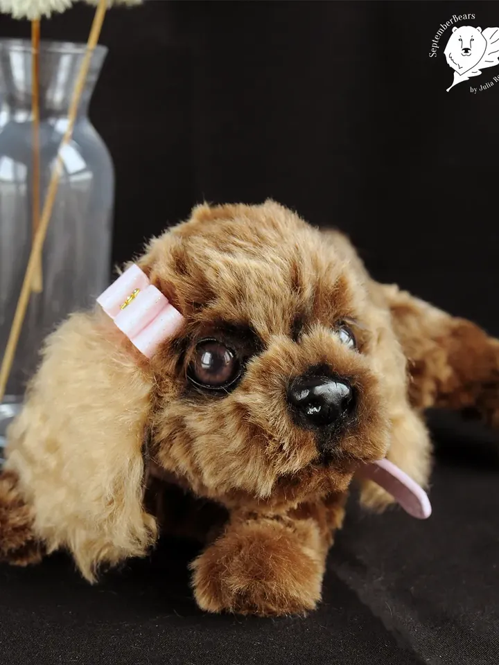 realistic toy puppy