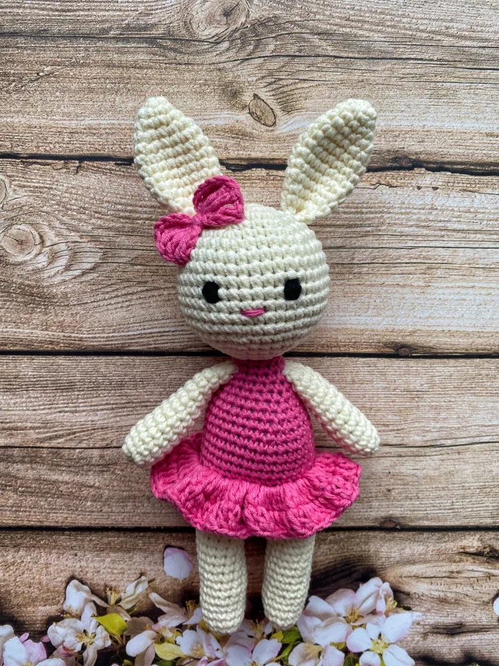 Crochet bunny pattern, Amigurumi bunny pattern