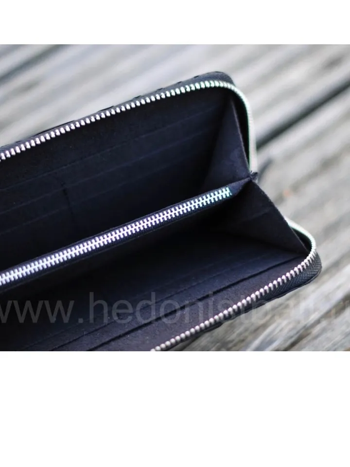 Wallet Black Python Skin | Exotic skin wallet | Unisex Wallet | Big Wallet | Men Wallet | Genuine Python Skin Wallet | Handmade Wallet