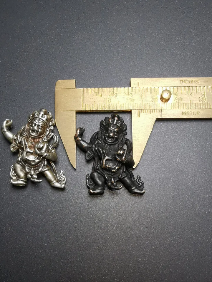 Gandhanra Handmade Vajrapani Amulet,Tibetan Tantric Buddhism Statue,the Protector and Guide of Gautama Buddha