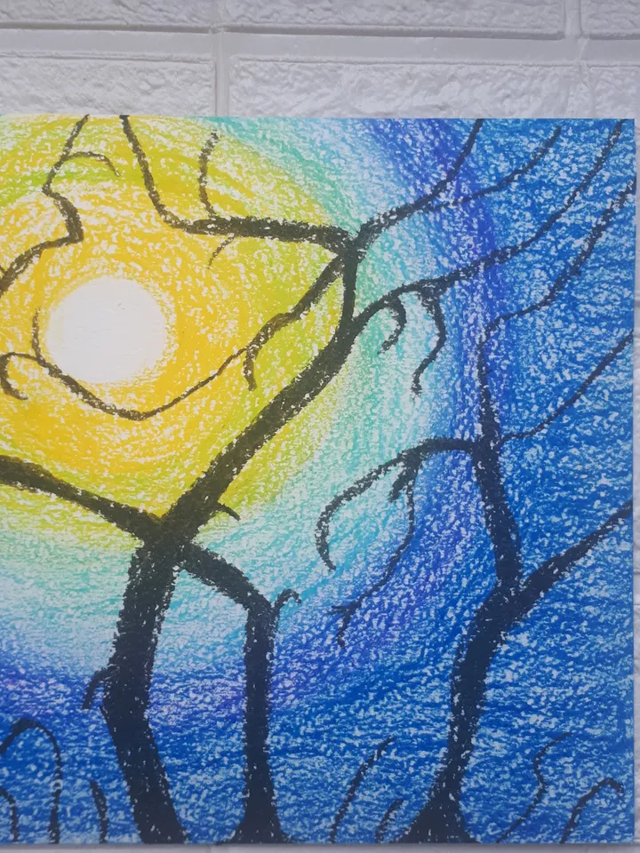 Serenity of the Moon Night, Drawing