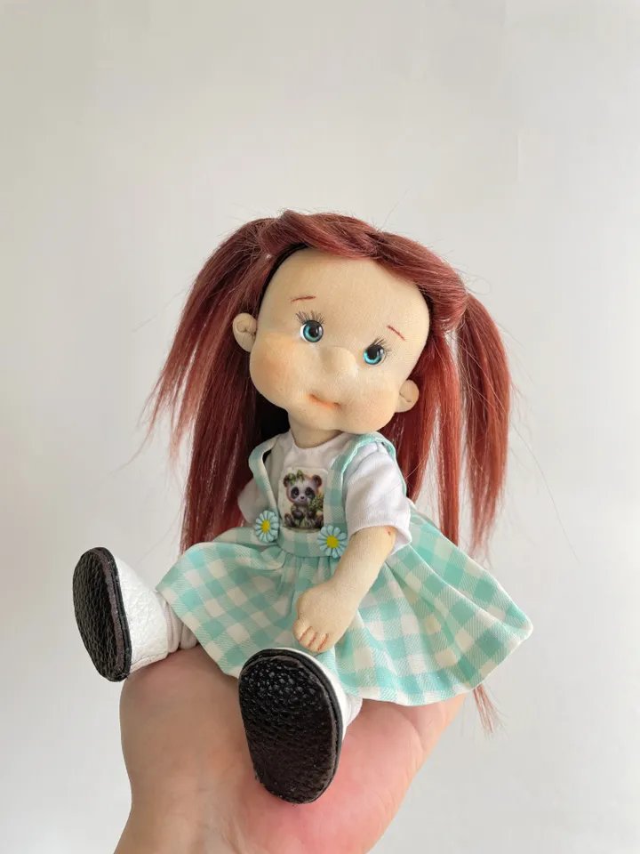 Art Doll Waldorf Doll Inspiration Handmade Textile Doll Birthday Gift for Girl