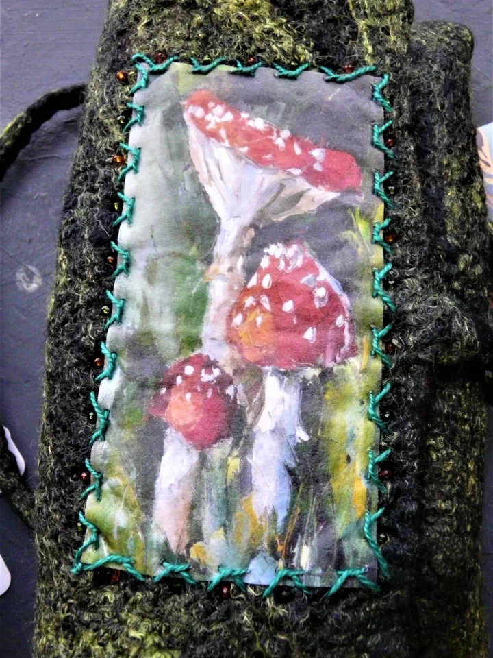 Tarot bag Mushrooms