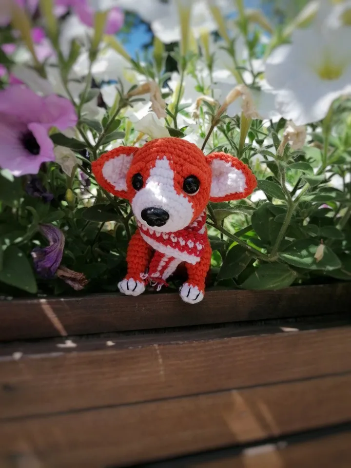 PDF Welsh Corgi Crochet pattern, Crochet Animal Pattern, Crochet Puppy, Amigurumi baby toy, Crochet Cute Dog Amigurumi, Crochet Cute Funny