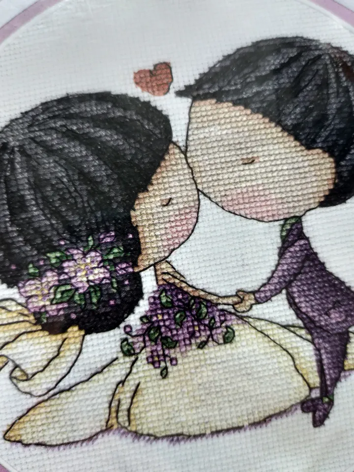 Wedding gift. Cross stitch kit