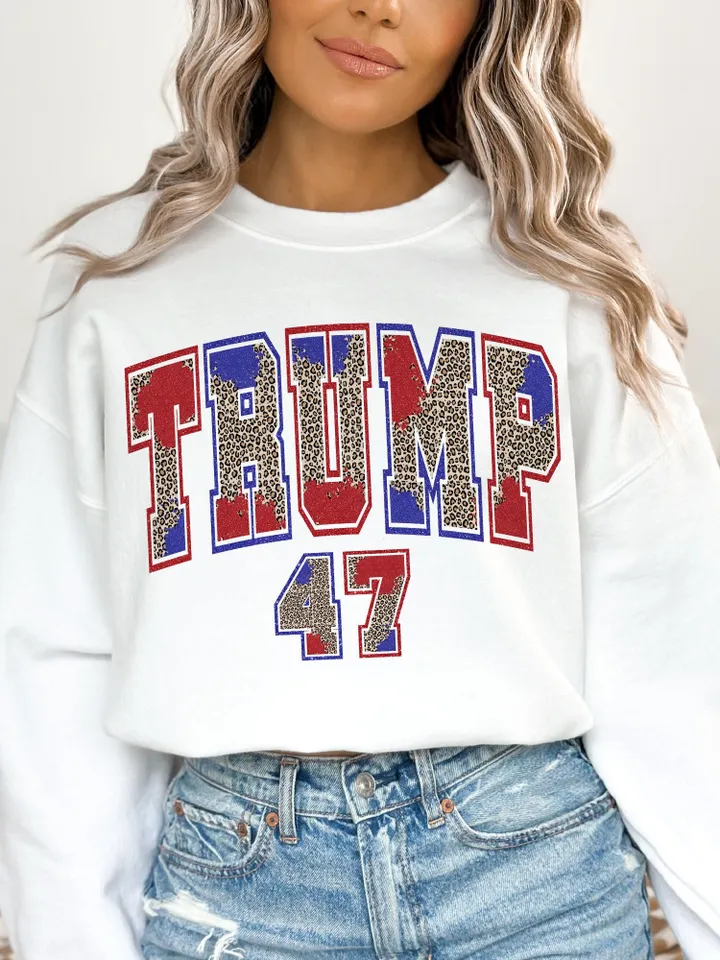 Glitter leopard Trump 47 PNG, Faux Glitter Trump 47 Republican Proud Conservative Png, Digital Download For Patriotic America png Trump 2024
