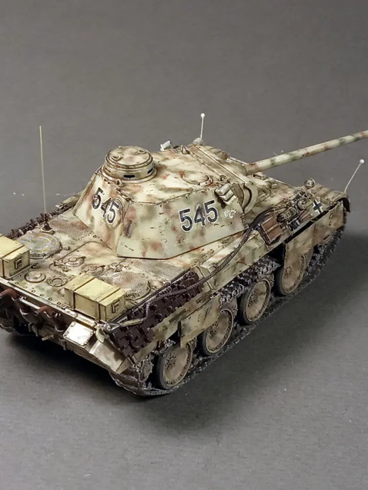 Pro Built model Panther 52th Pz.Abt., Kursk, 1/72 scale