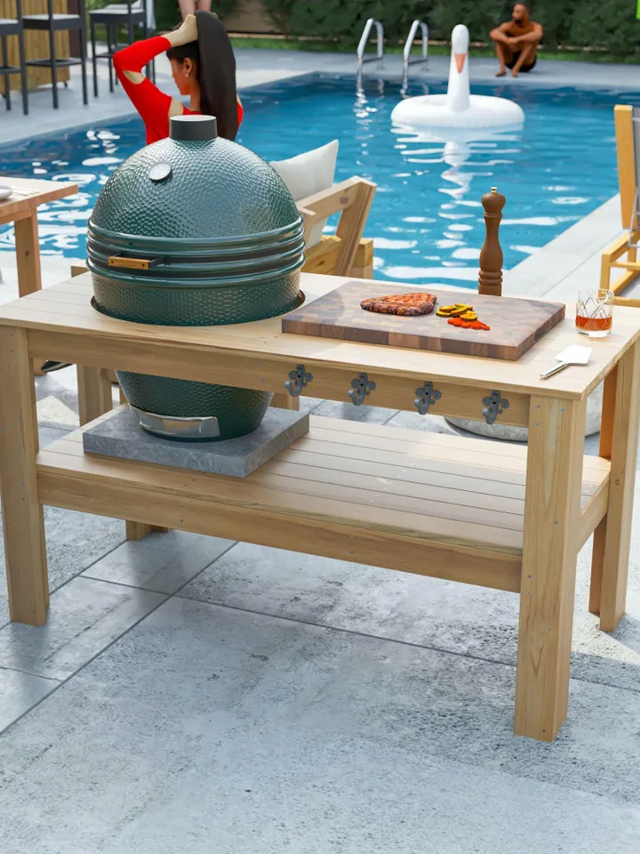 DIY Big Green Egg Table Plans, PDF
