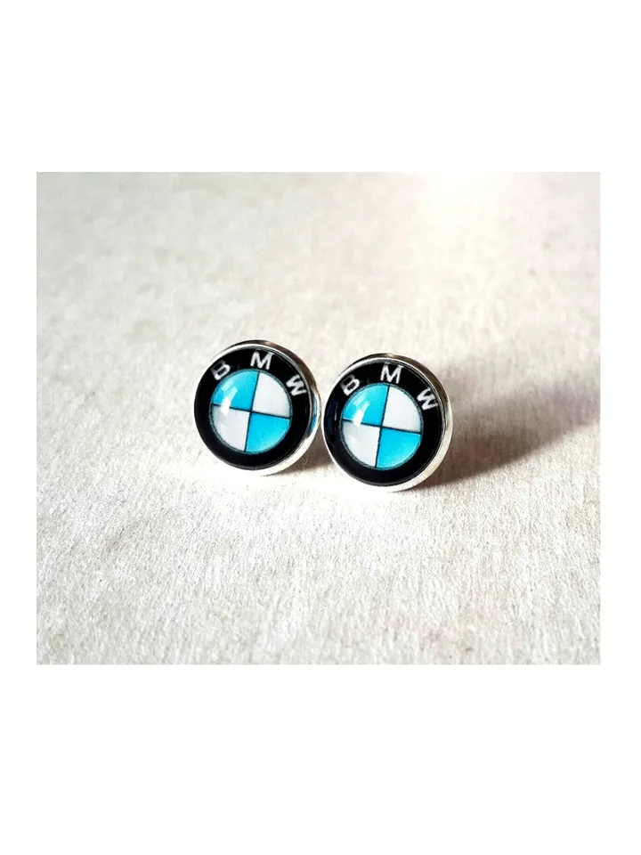 BMW earrings studs, BMW Logo, BMW Earrings, BMW Accessories gift