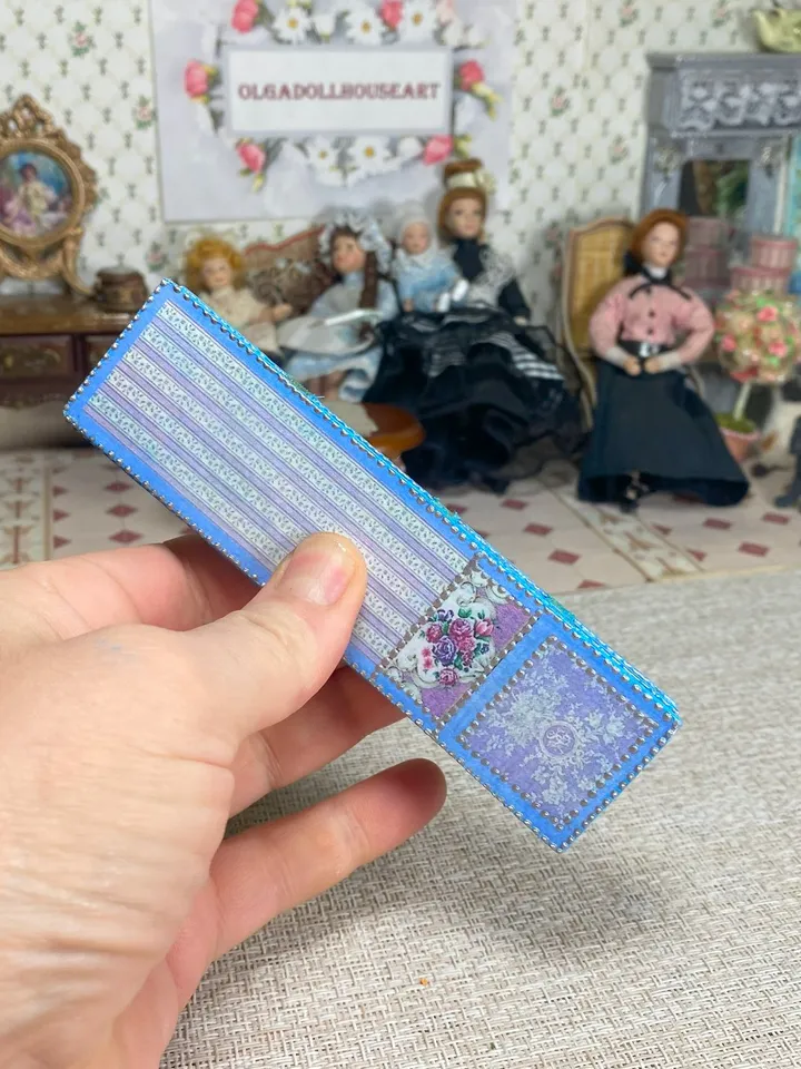 Dollhouse screen. Furniture for dolls. Furniture for the interior of a dollhouse. Handmade. 1:12.
