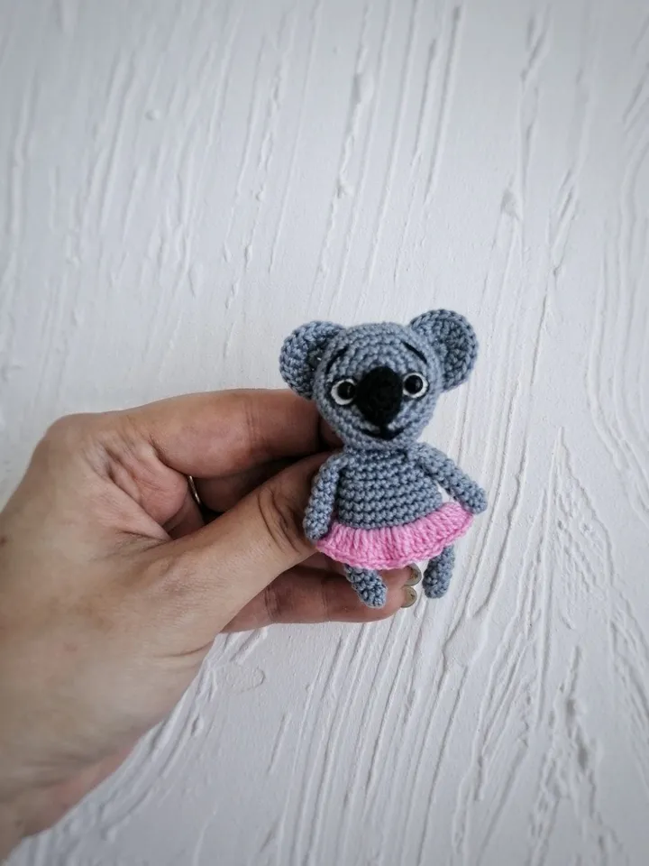 PDF Crochet SET Brooches Pattern: Giraffe, Lion, Koala, Amigurumi Brooch Pattern Crochet small toy Keychain Amigurumi Pattern Animal Pattern