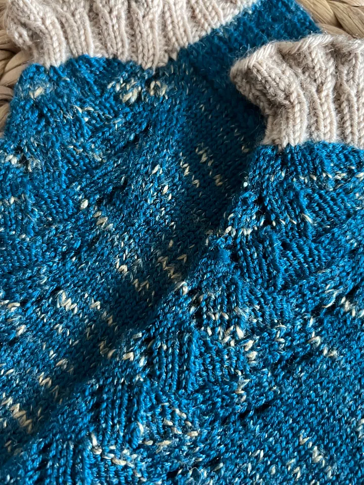 Bright warm handmade womens socks/ Warm knitted accessory
