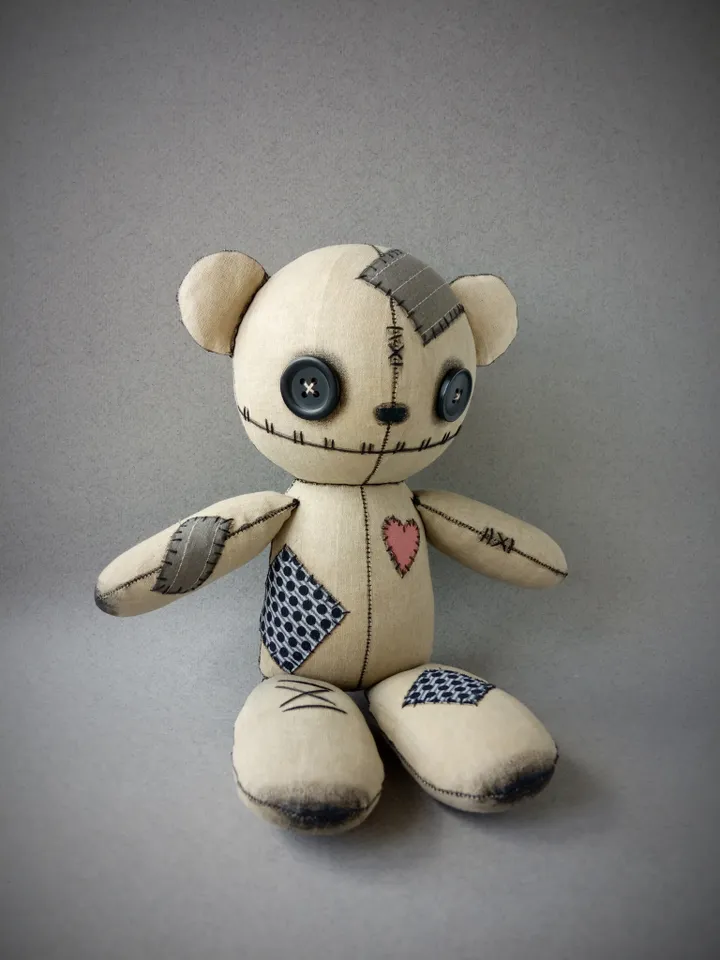 Handmade Spooky Cute Bear