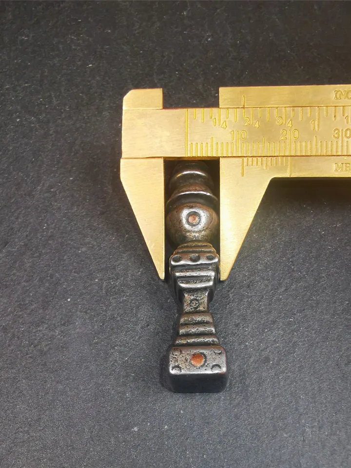 Gandhanra Handmade Tibetan Buddhist Tower Amulet,Stupa,Pagoda Pendant,Made of Cold Iron,2.56 inches